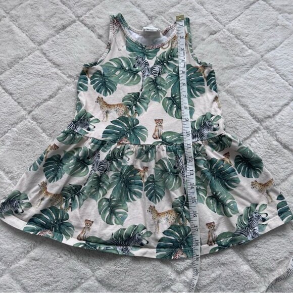 Karolina Kijak x H&M | Jungle Patterned Jersey Dress | Size 2-4 Y - Picture 6 of 8